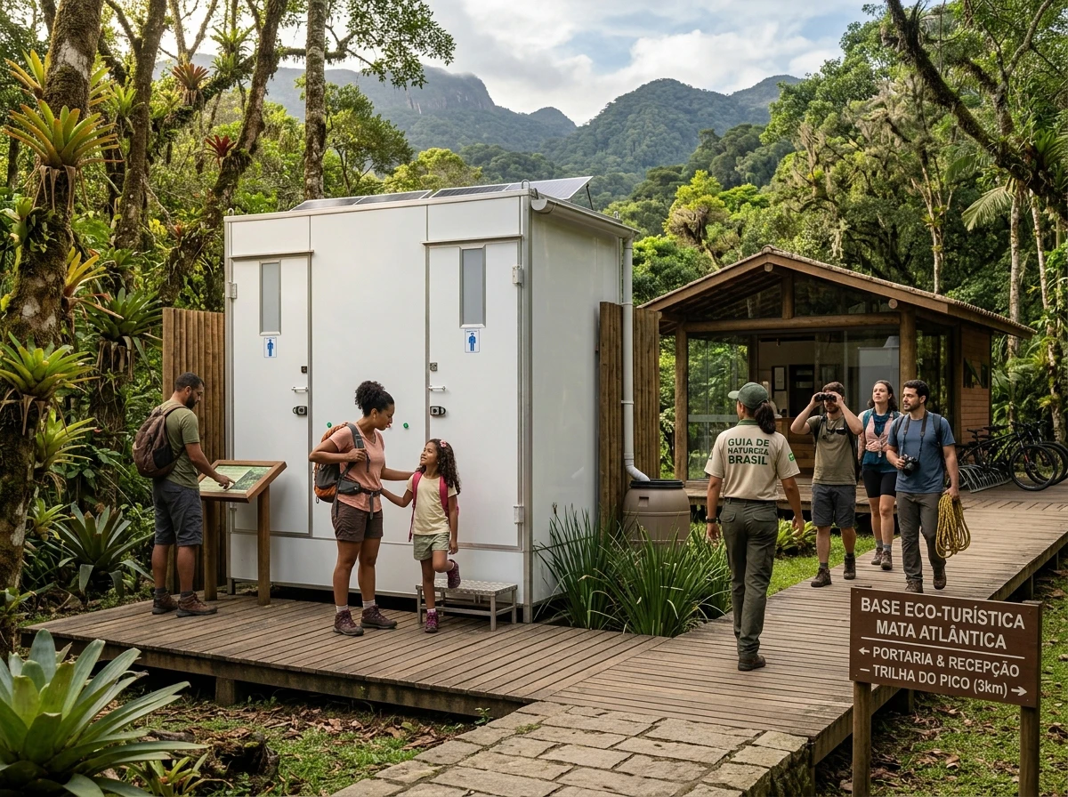 Banheiro para Base de Ecoturismo