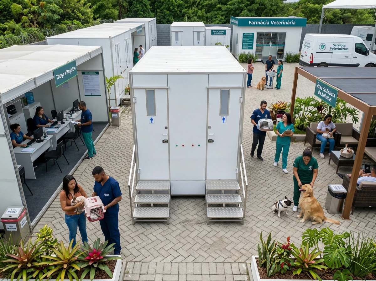 Banheiro para Centro de Apoio Veterinário