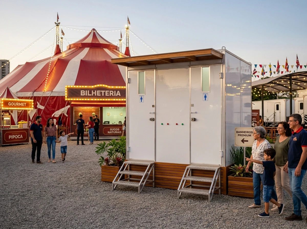Banheiro para Circo