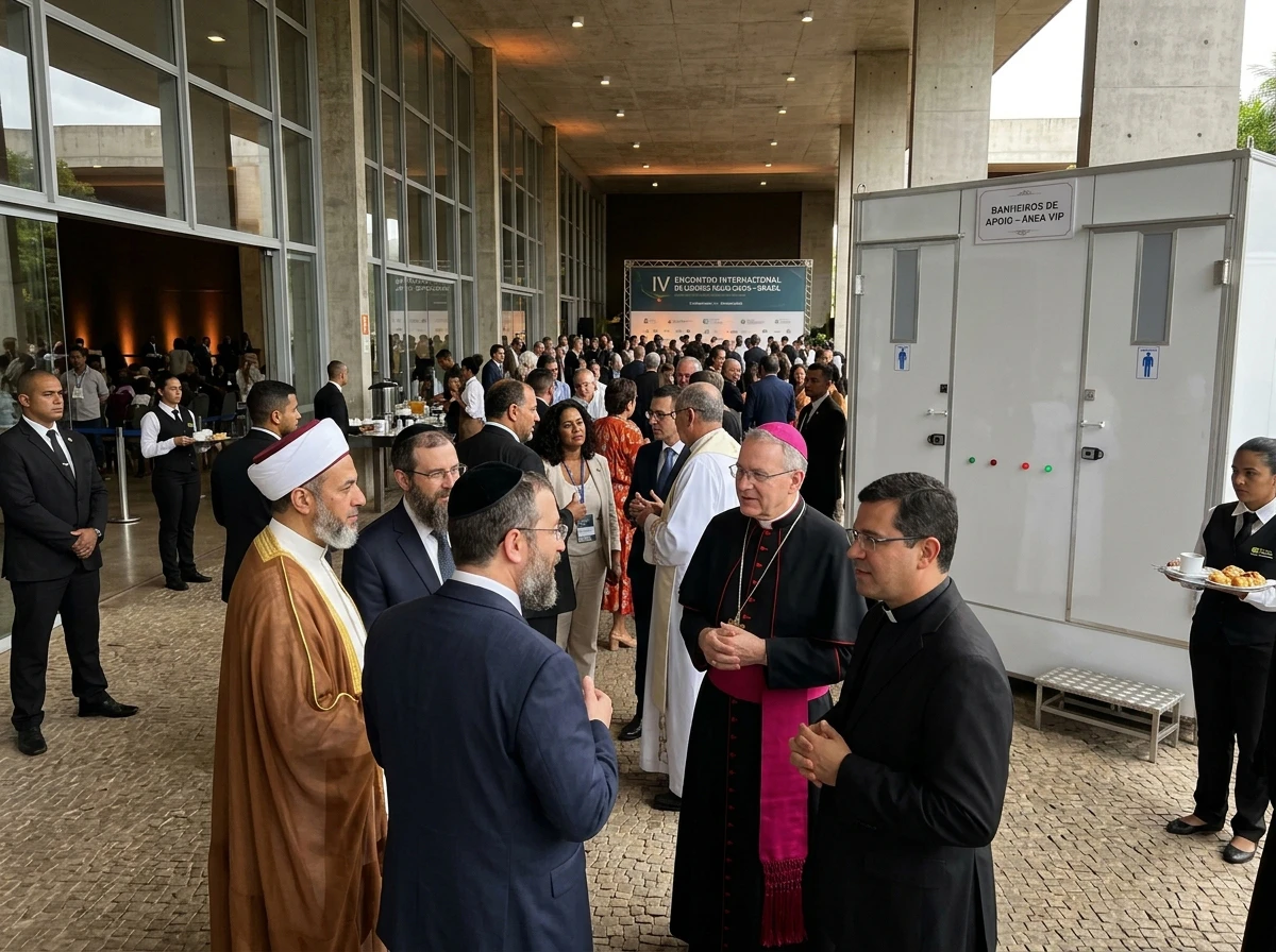 Banheiro para Encontro de Líderes Religiosos