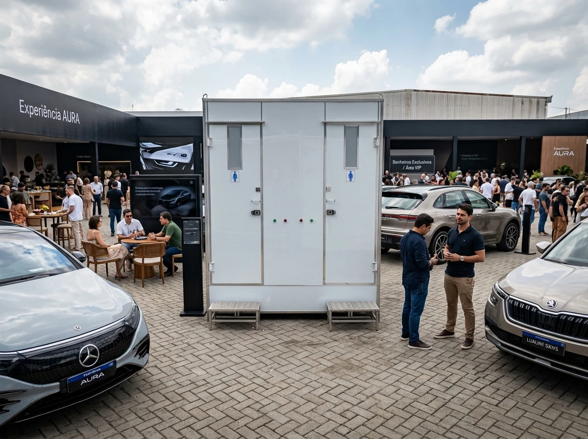 Banheiro para Experiência de Marca Automotiva