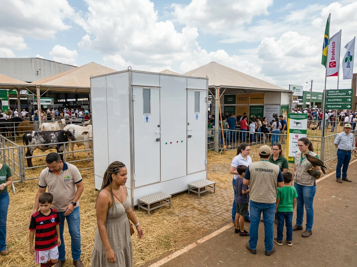 Banheiros de Luxo para Feiras e Exposições