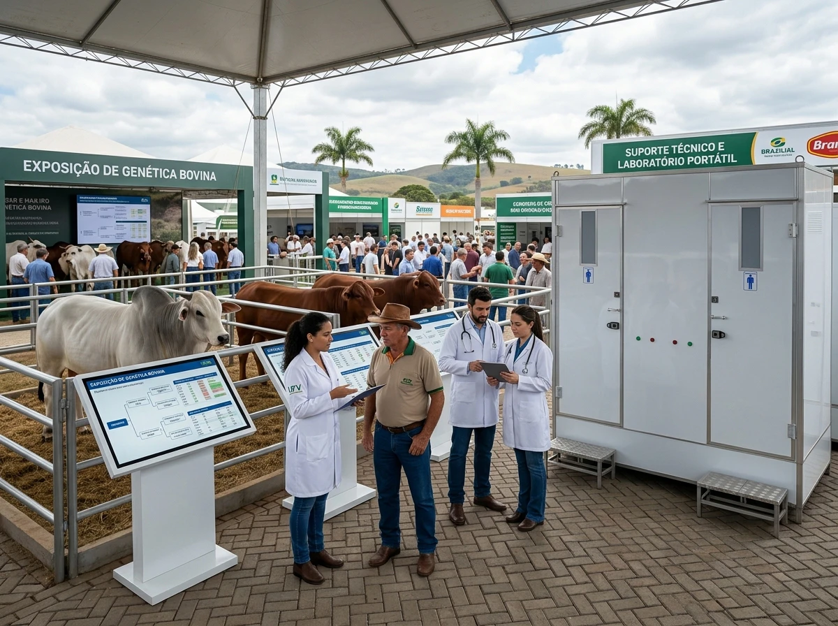 Banheiro para Exposição de Genética Animal