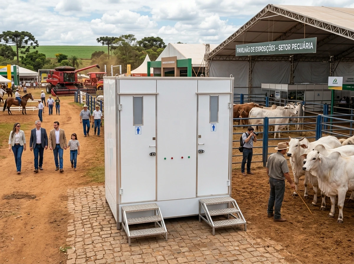 Banheiros de Luxo para Leilões Agropecuários