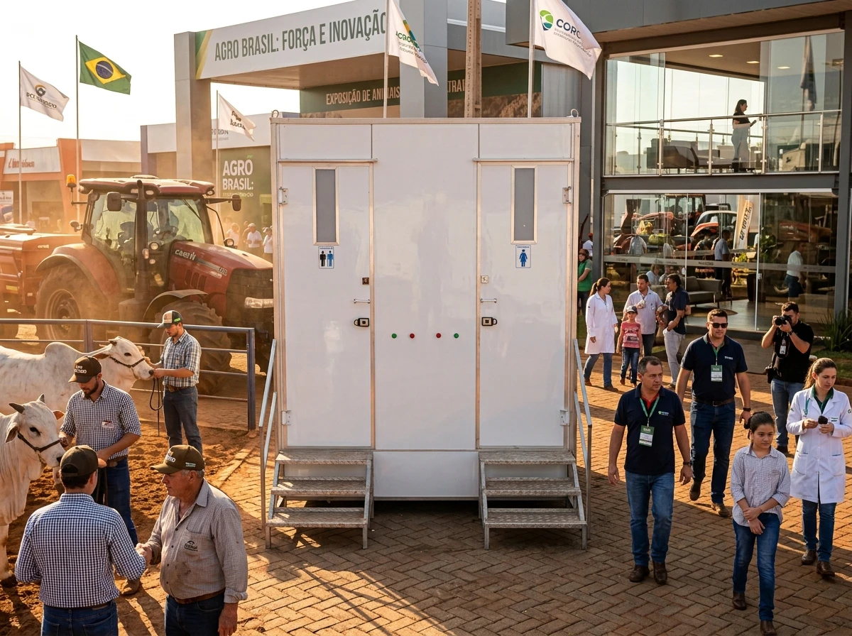 Banheiro para Feira Agropecuária