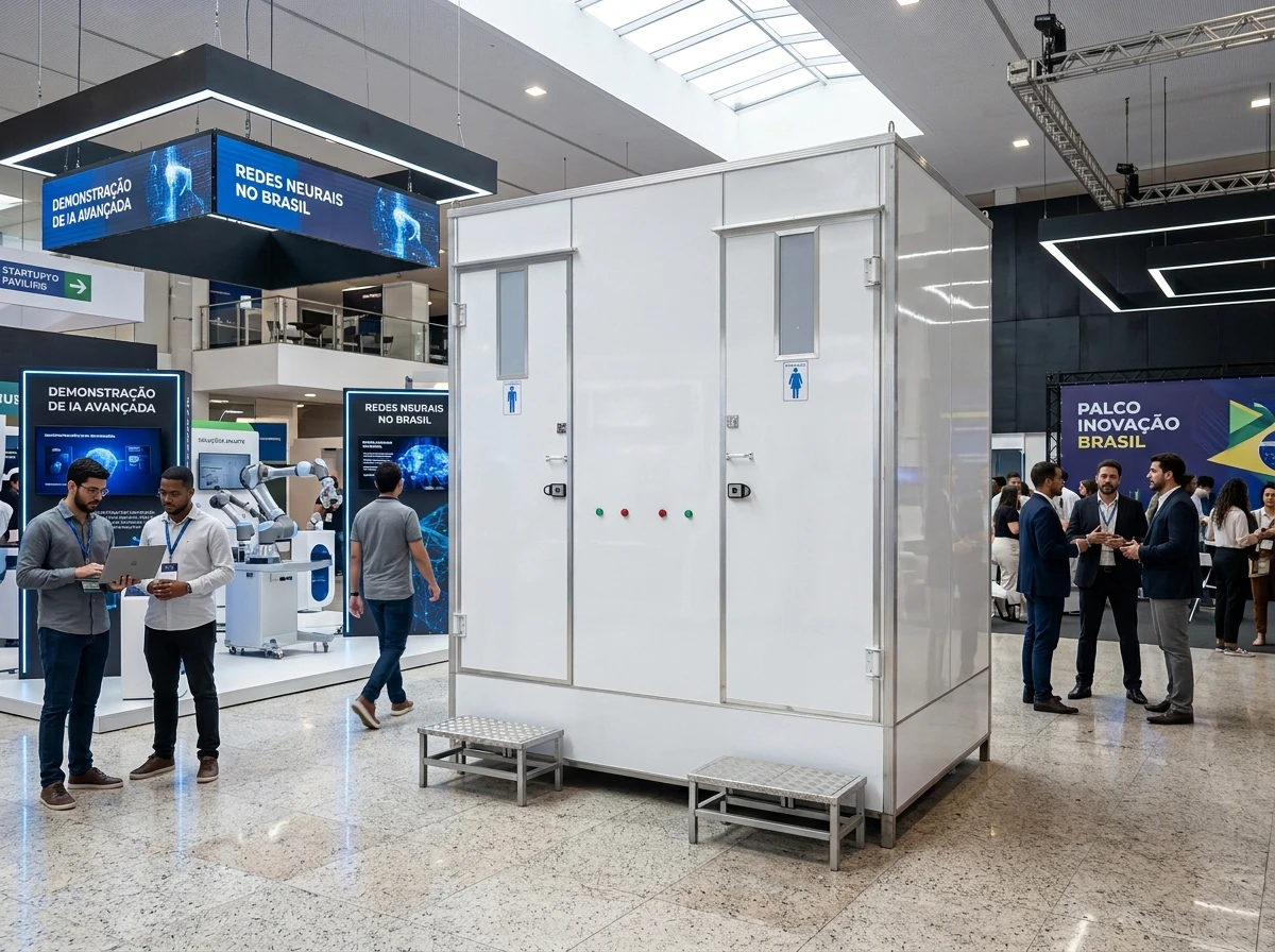 Banheiro para Feira de Tecnologia