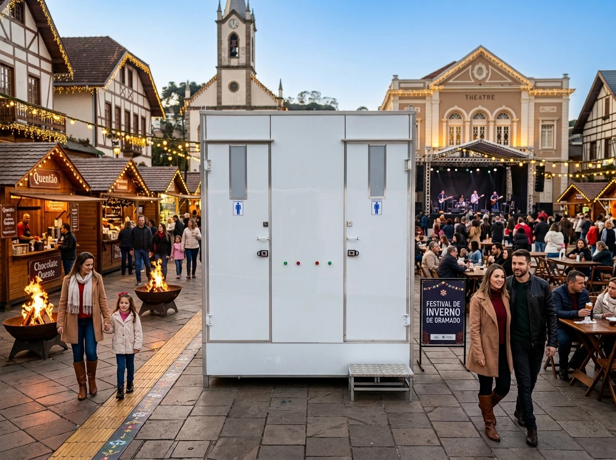 Banheiro para Festival de Inverno