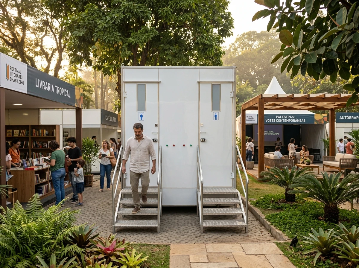 Banheiro para Festival de Literatura