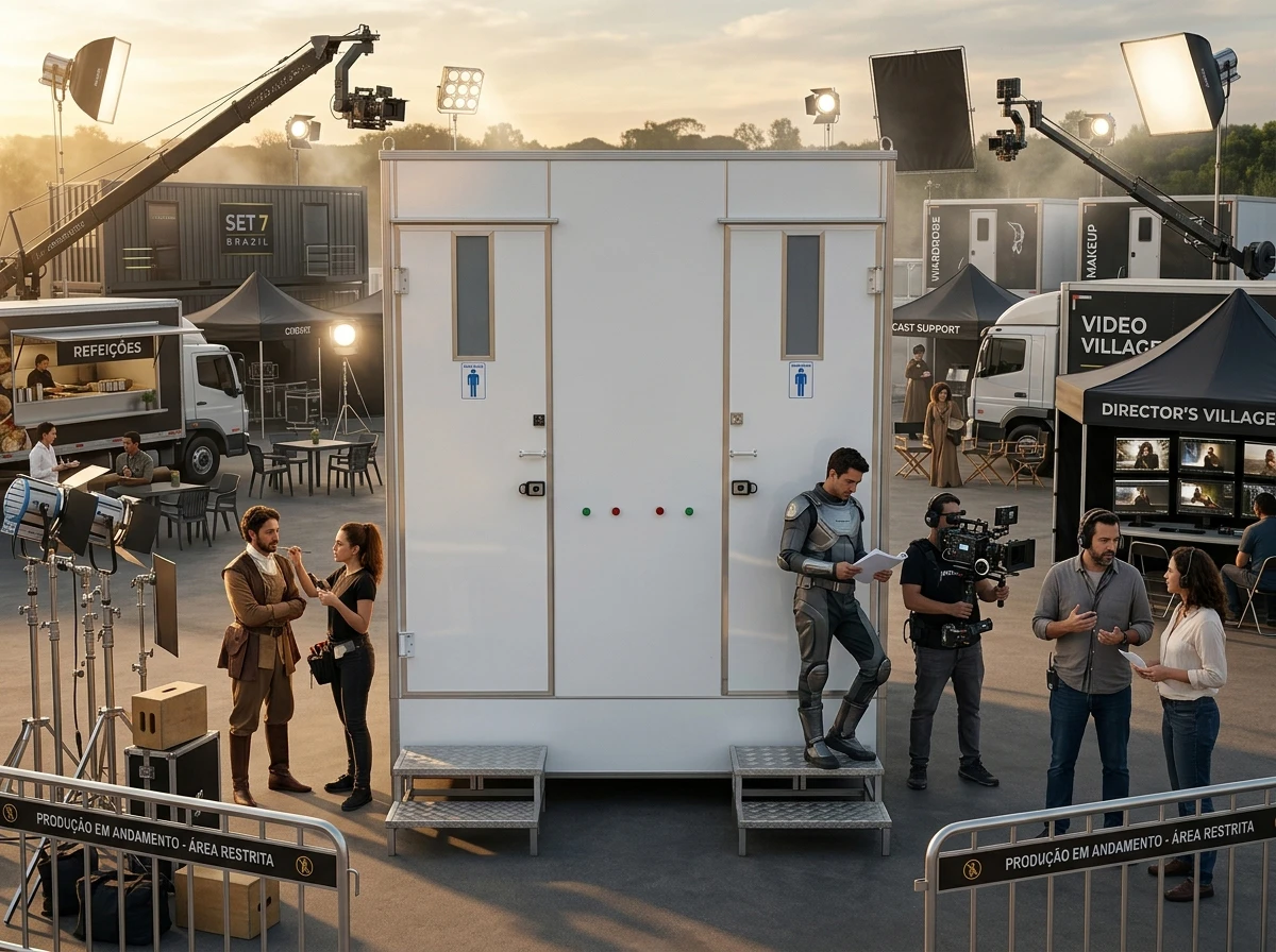 Banheiro para Filmagem de Série