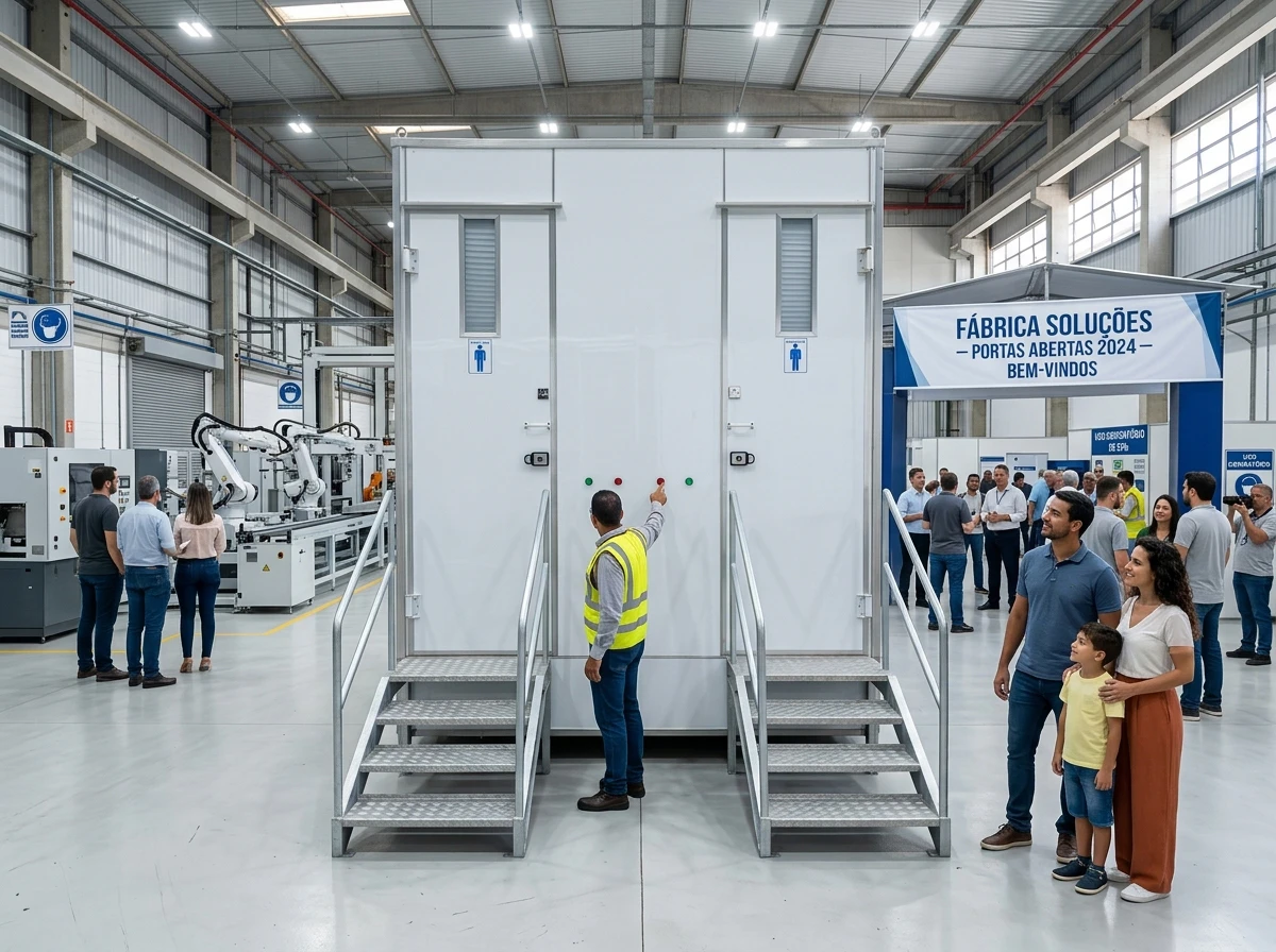 Banheiro para Open House de Fábrica ou Indústria