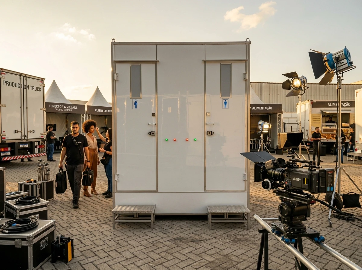 Banheiro para Produção de Campanha Publicitária