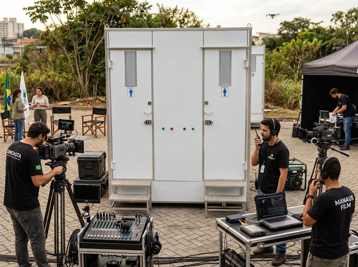 Banheiro para Produção de Documentário