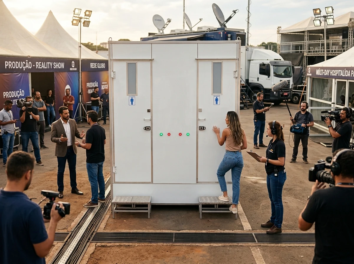 Banheiro para Produção de Reality Show