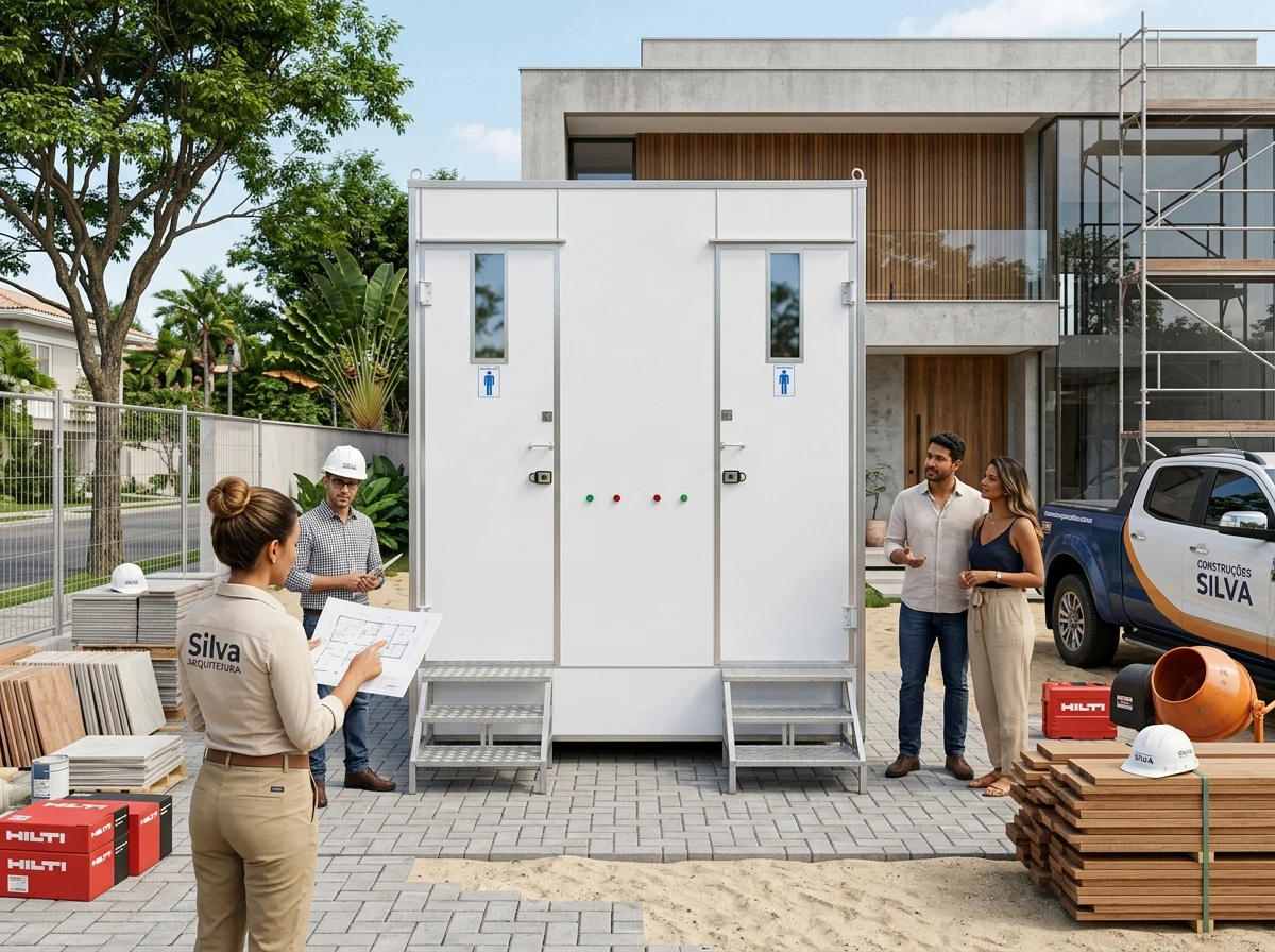 Reforma Residencial de Alto Padrão: Banheiro Discreto no Jardim ou Garagem Sem Comprometer a Estética
