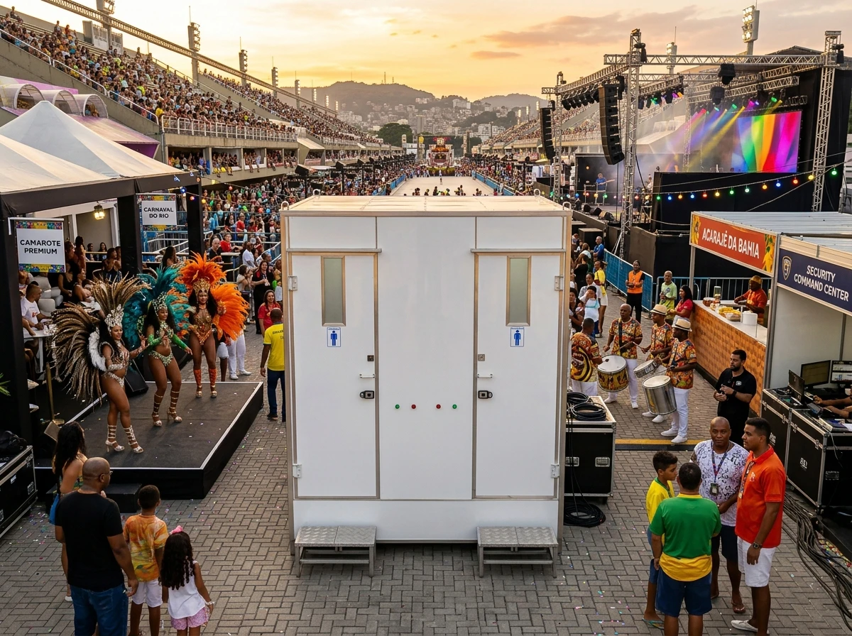 Banheiro para Temporada de Carnaval