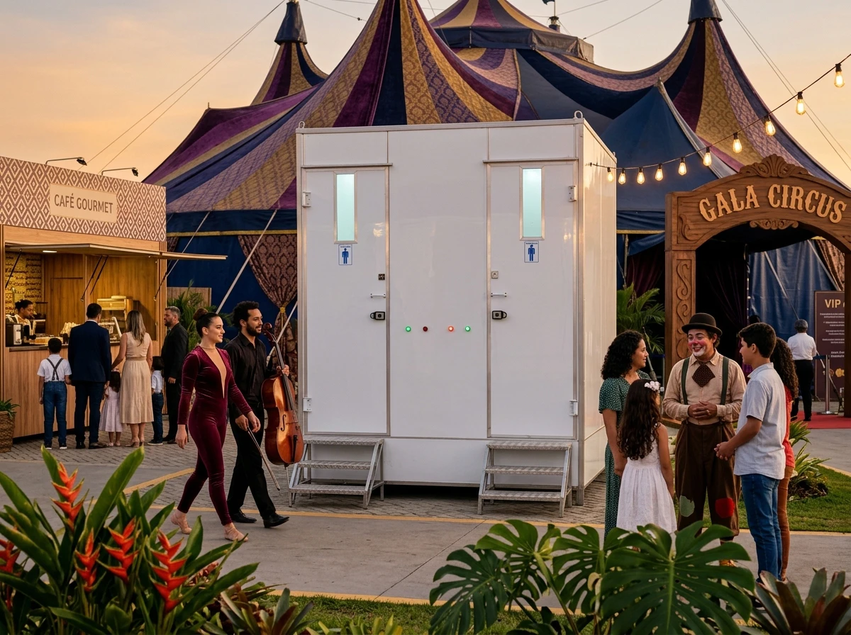 Banheiro para Temporada de Circo Premium