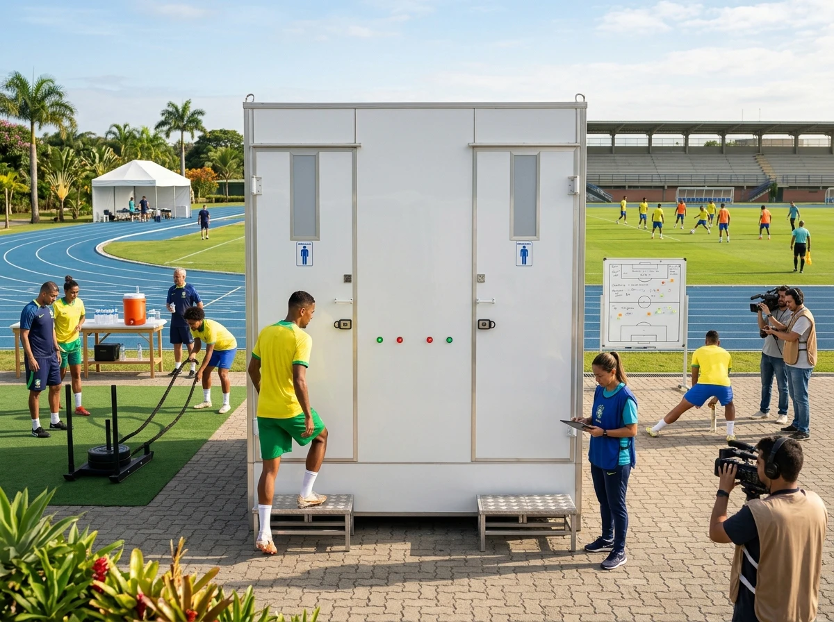 Banheiro para Treinamento Esportivo e Competições